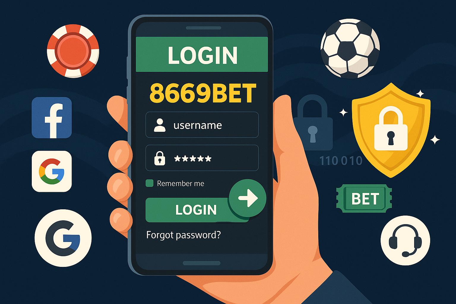 Criar uma nova Conta no plataforma 8669BET  